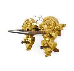 Continental German Bronze Lion Door Pull