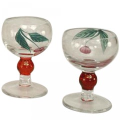 Continental German Decanter and Glass Set