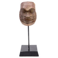 Máscara de babuino de terracota alemana continental