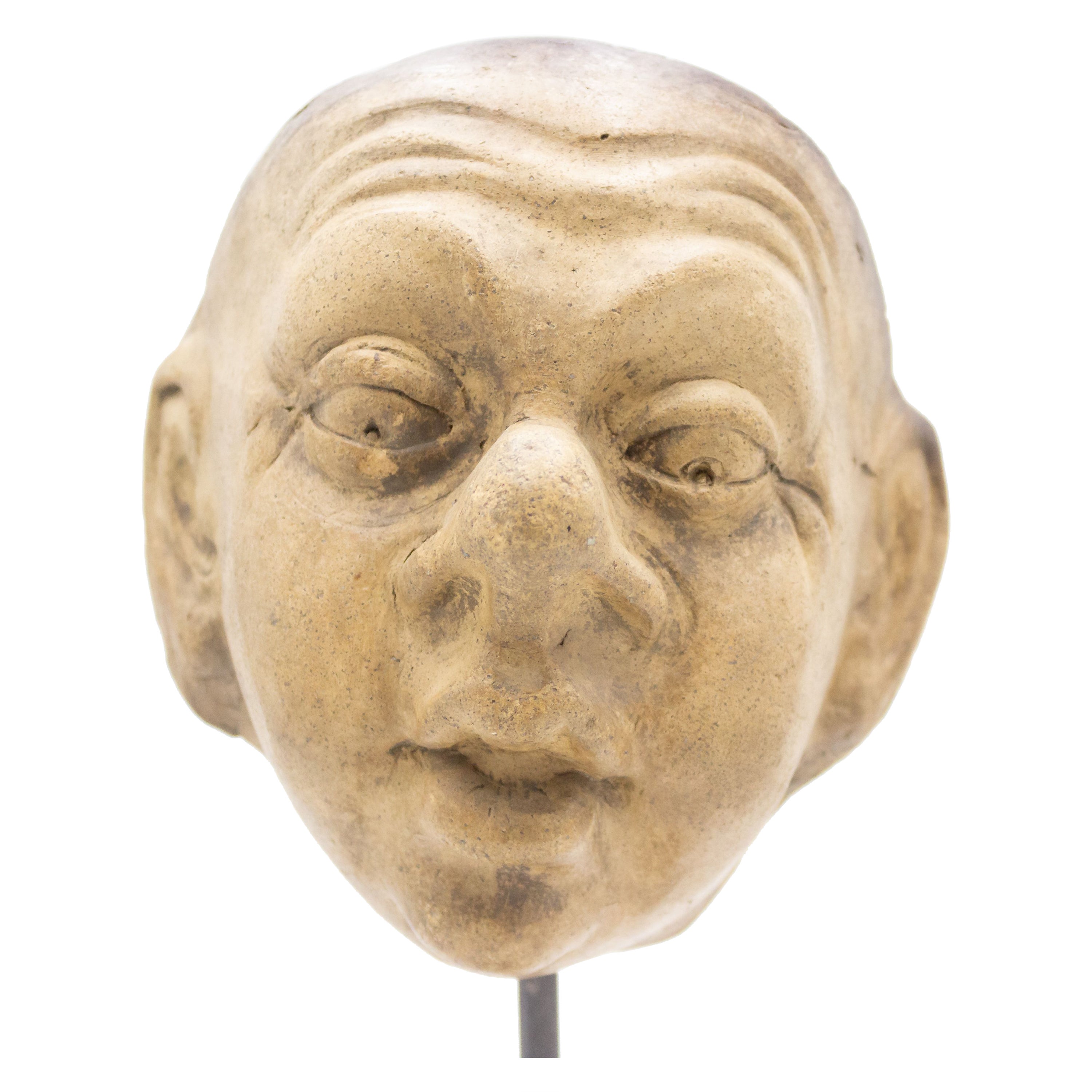 Maschera di terracotta tedesca continentale