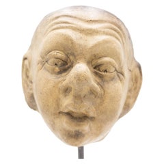 Máscara de terracota alemana continental