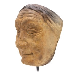 Máscara de terracota alemana continental