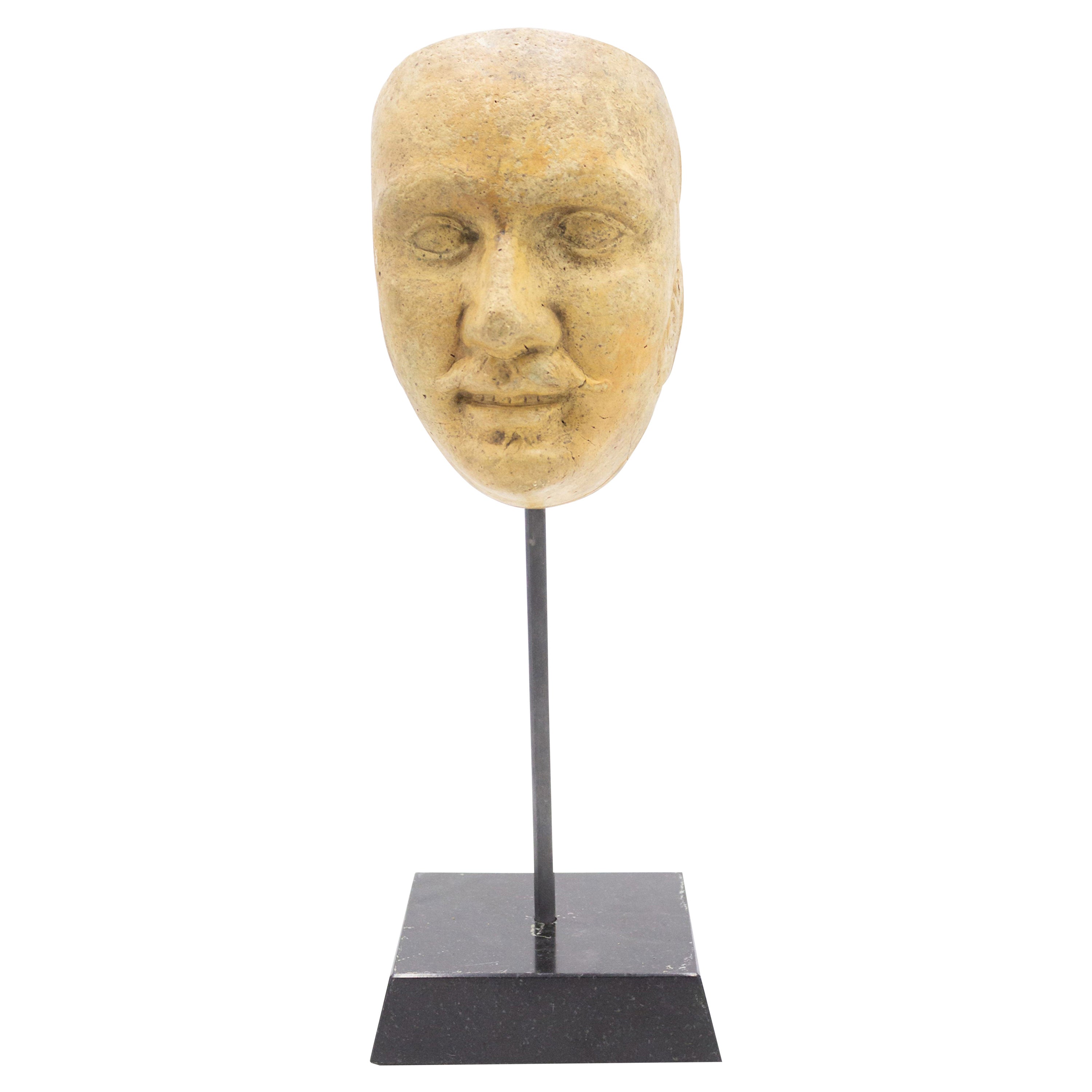 Maschera di terracotta tedesca continentale
