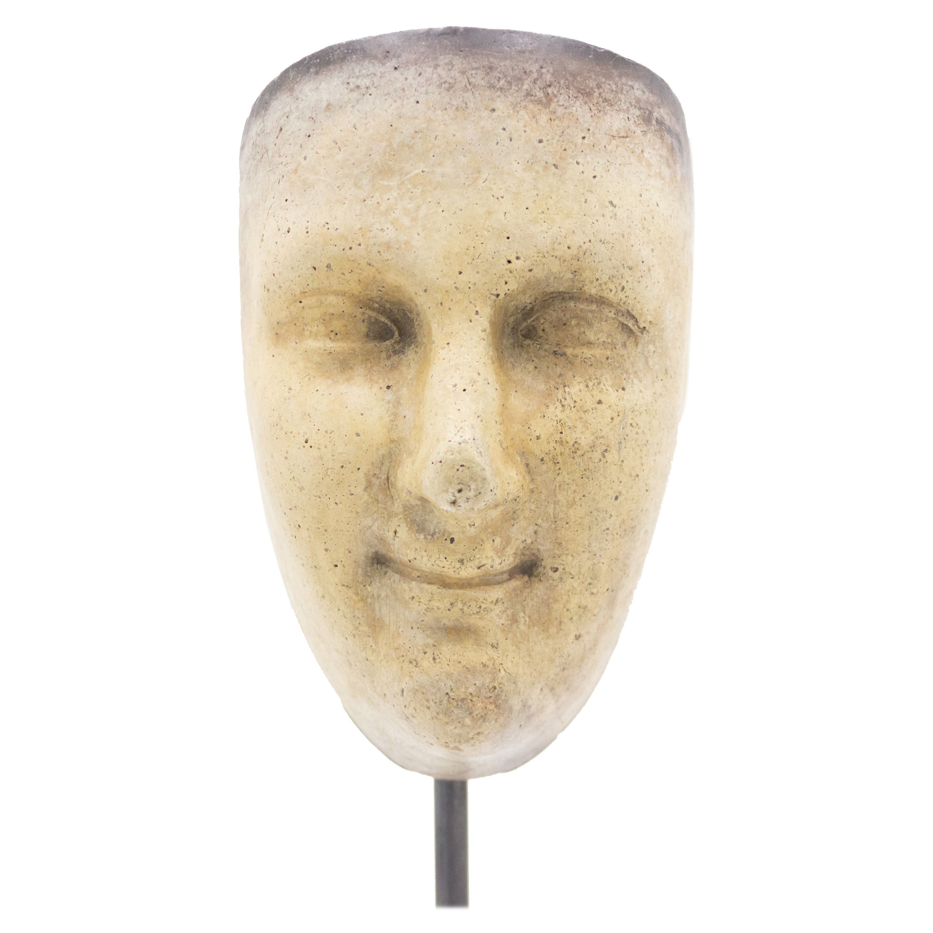 Masque Allemagne continentale allemande en terre cuite