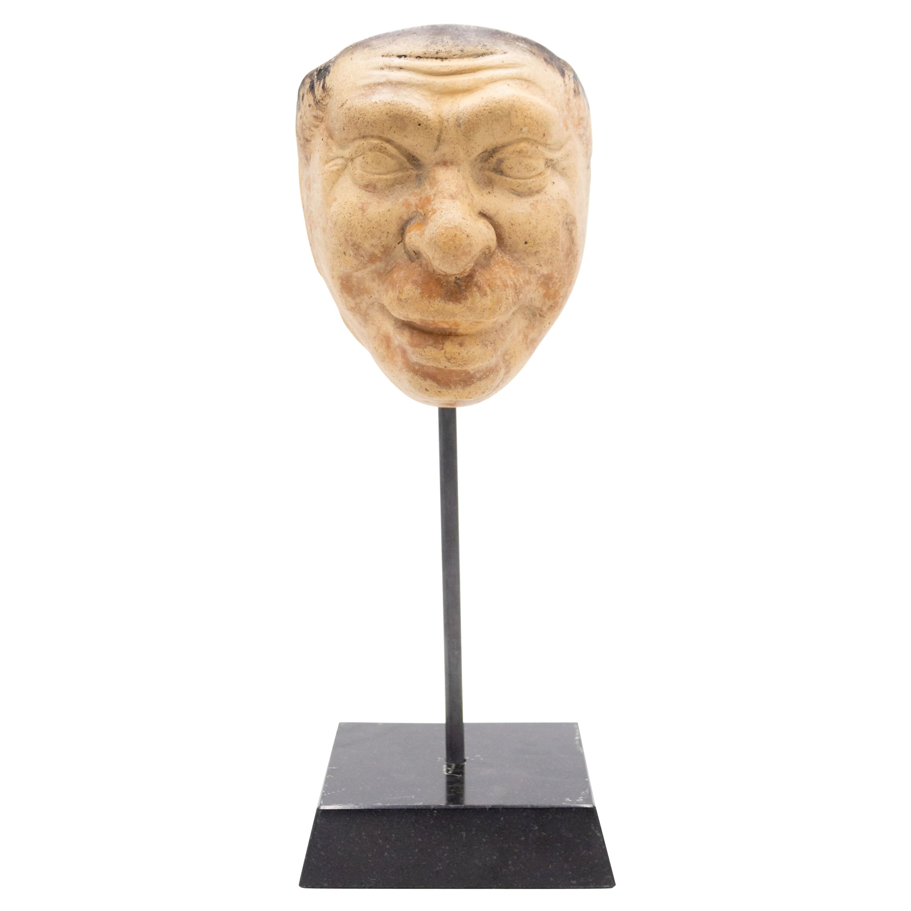 Maschera di terracotta tedesca continentale