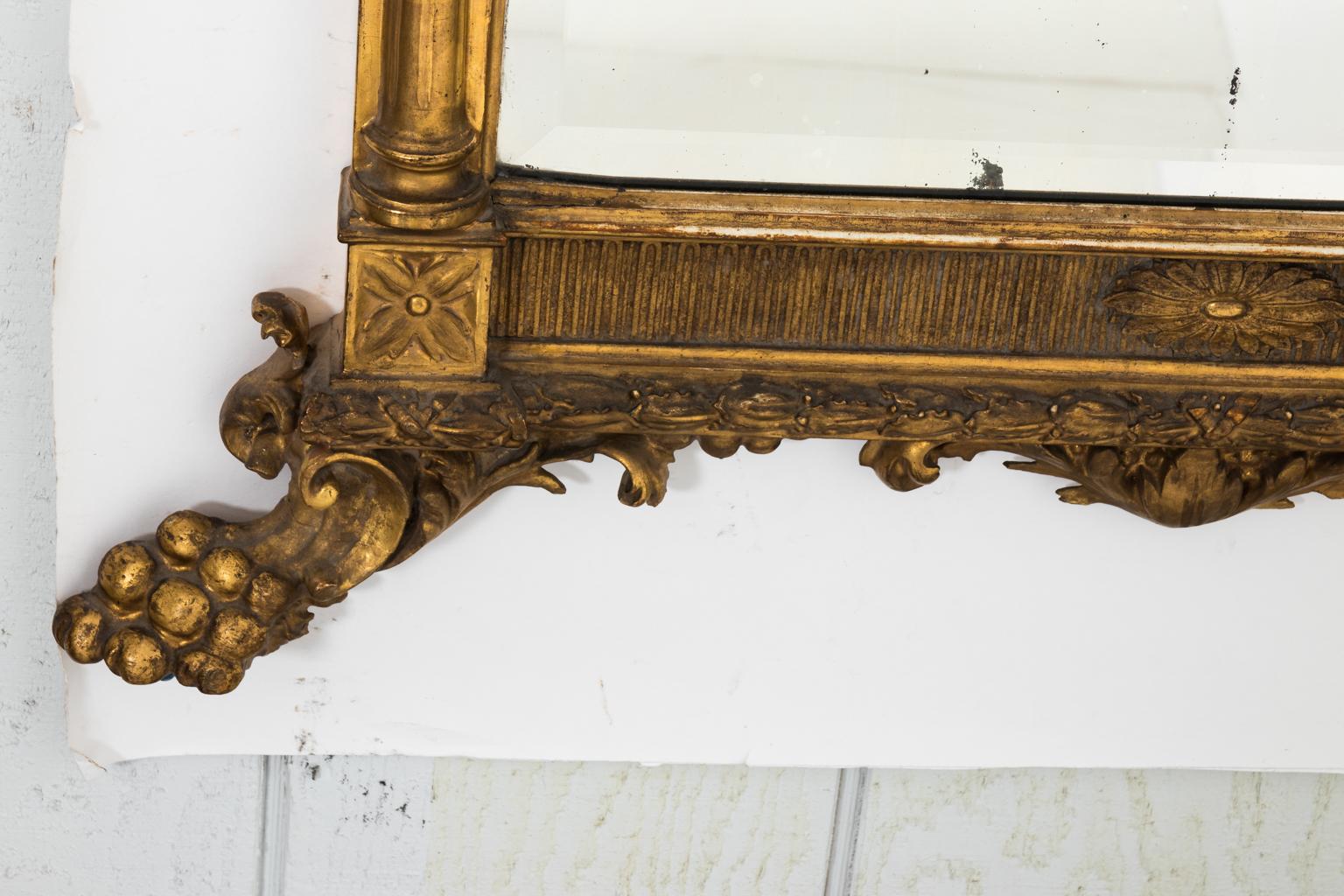 Continental Gilded Mirror For Sale 4