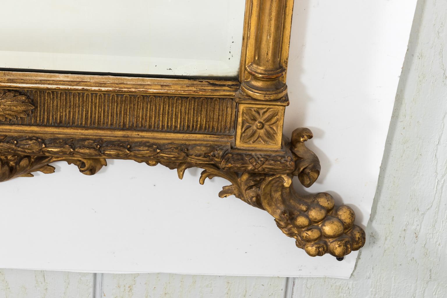 Continental Gilded Mirror For Sale 1