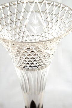 Continental Gilt Bronze and Crystal Epergne