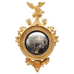 Continental Gilt Early 19th Century Wall Mirror