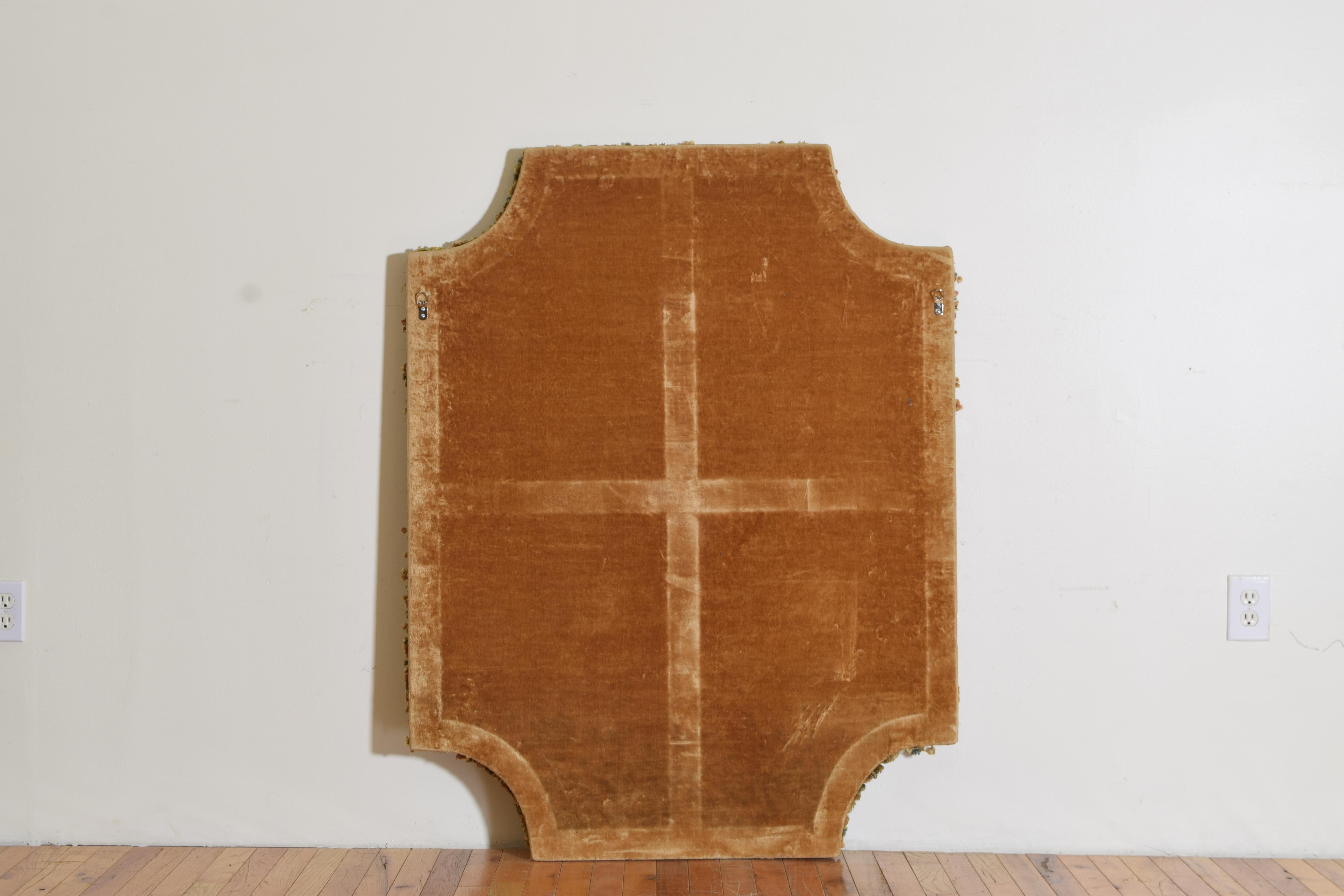 Continental Hand Woven Framed Heraldic Wall Hanging, 18th Century 6