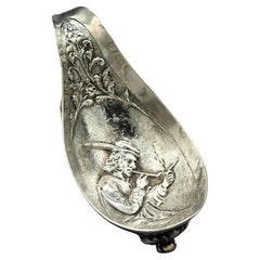 Continental Late 19th Century 800 Silver Pipe Rest
