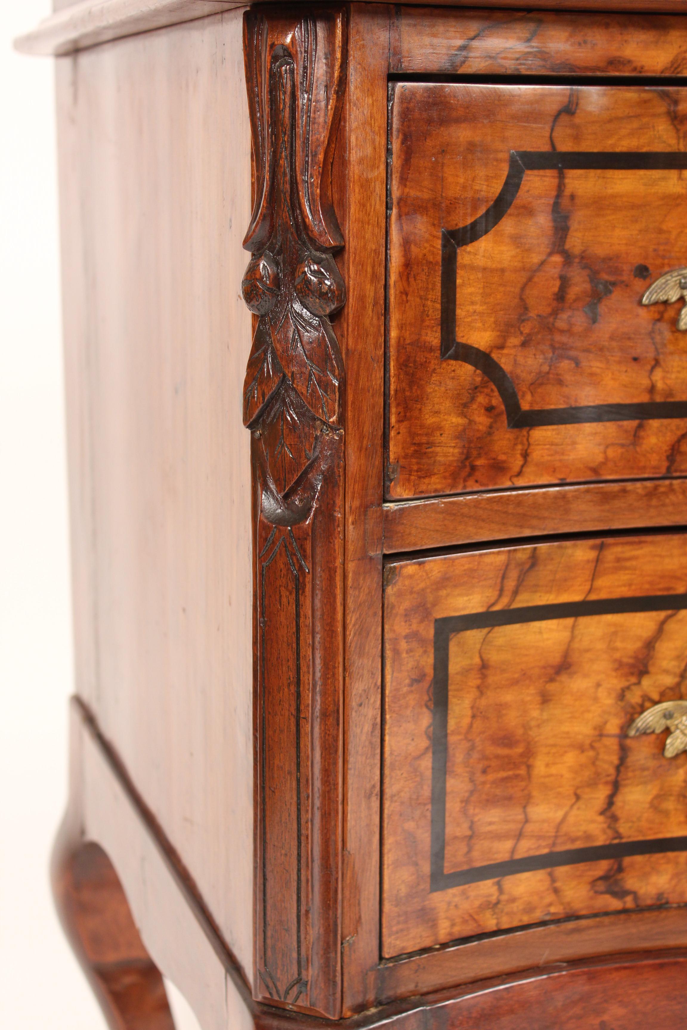 Continental Louis XV Walnut Chest of Drawers 4