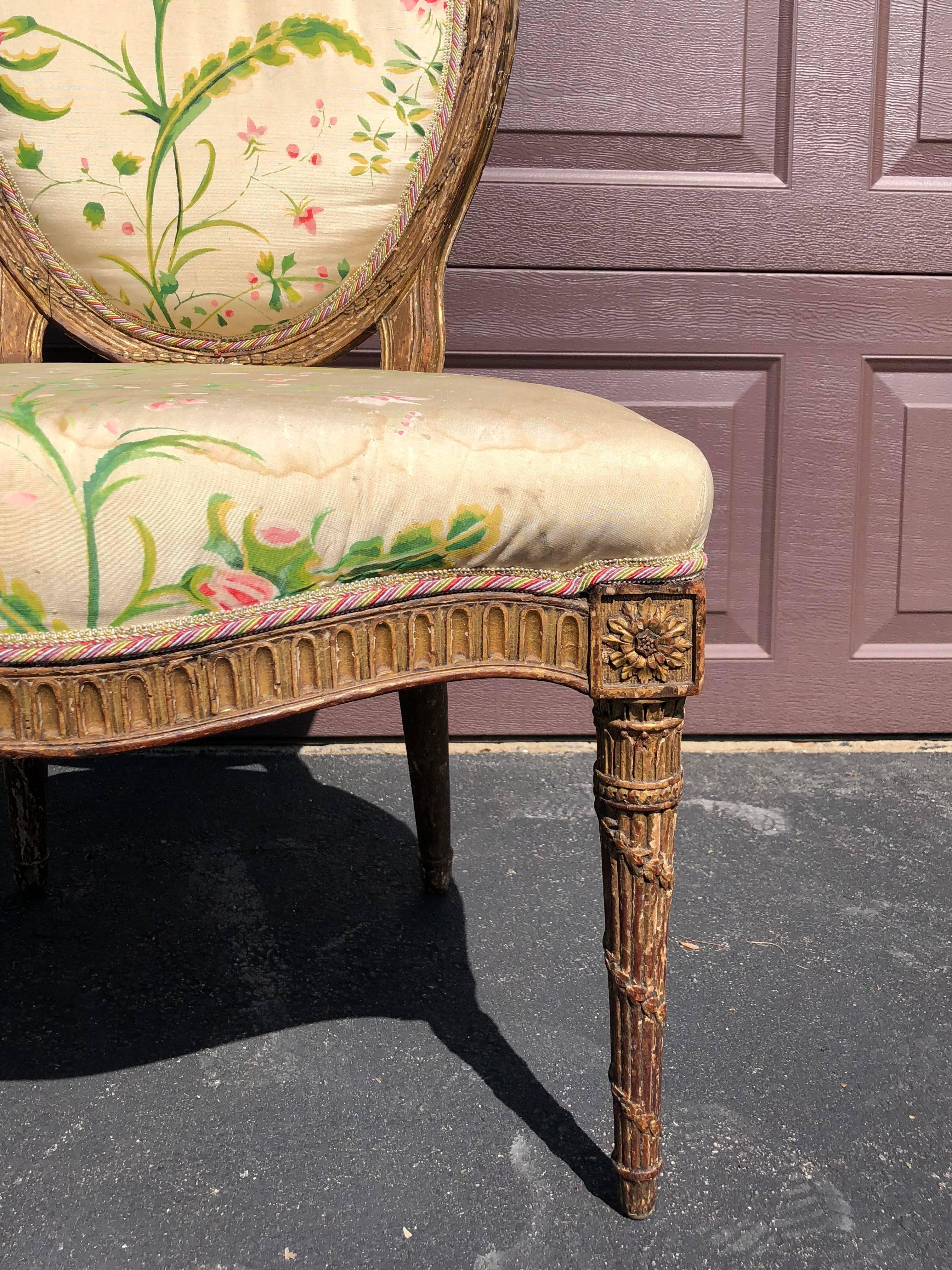 Louis XVI Side Chair For Sale 5