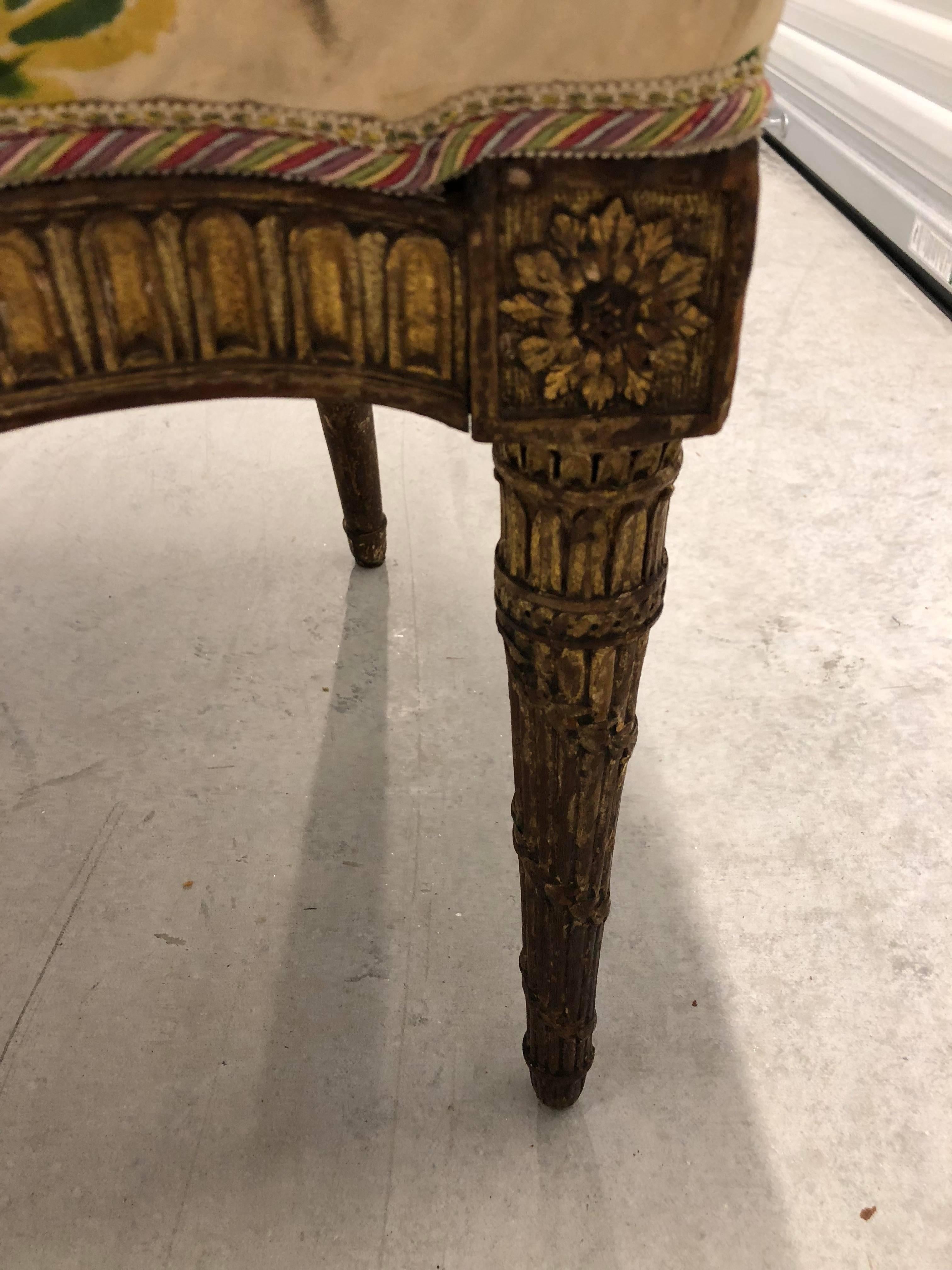 Louis XVI Side Chair In Good Condition For Sale In Southampton, NY