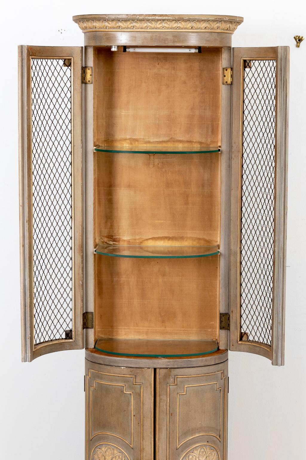 Continental Louis XVI Style Cabinet with Grill Doors 3