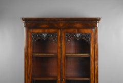 Continental Mahaogany Circa 1880 Bookcase/Cabinet