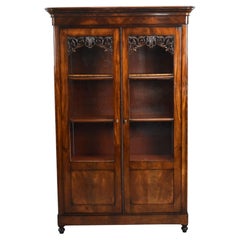 Continental Mahaogany Circa 1880 Bookcase/Cabinet
