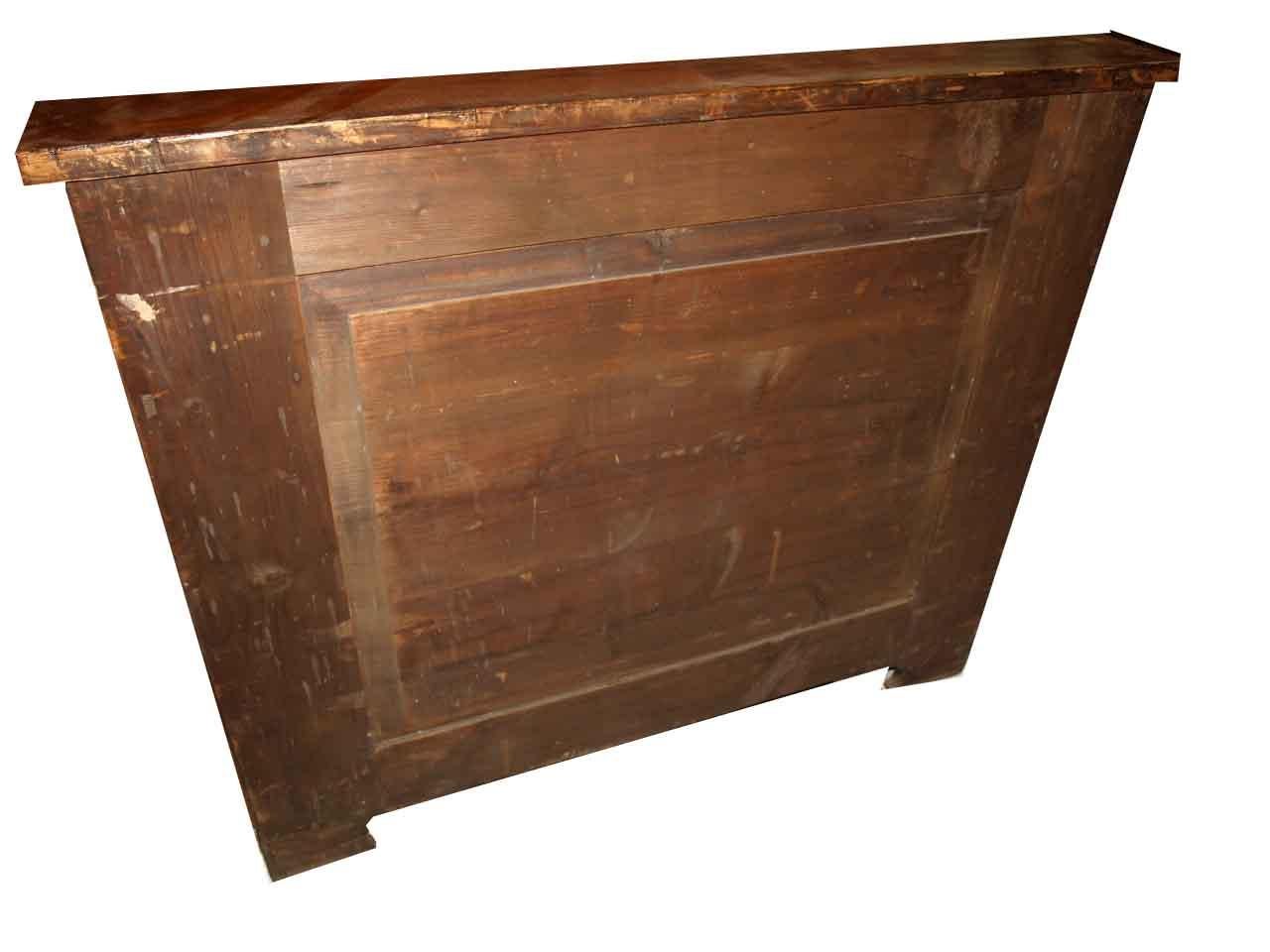 Continental Mahogany One Drawer Cabinet For Sale 3