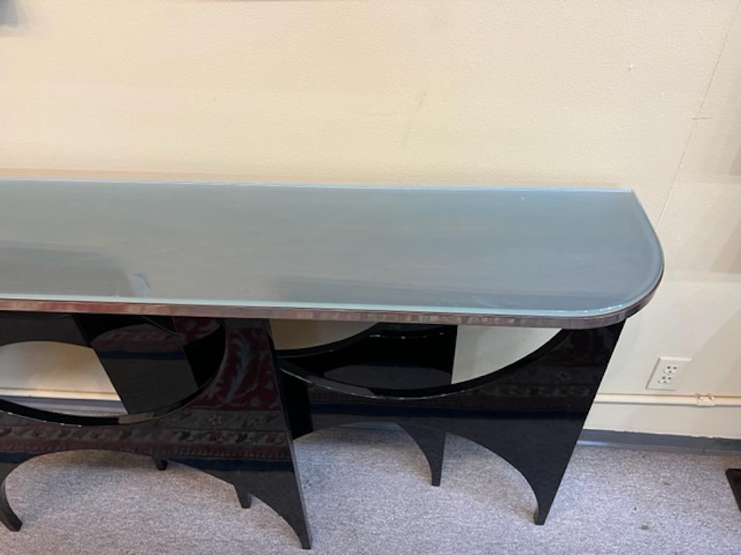 Continental Mid-century Console For Sale 1