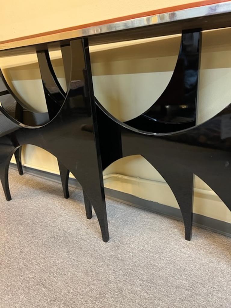 European Continental Mid-century Console For Sale