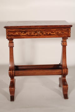 Continental Napoleon III Marquetry Side table