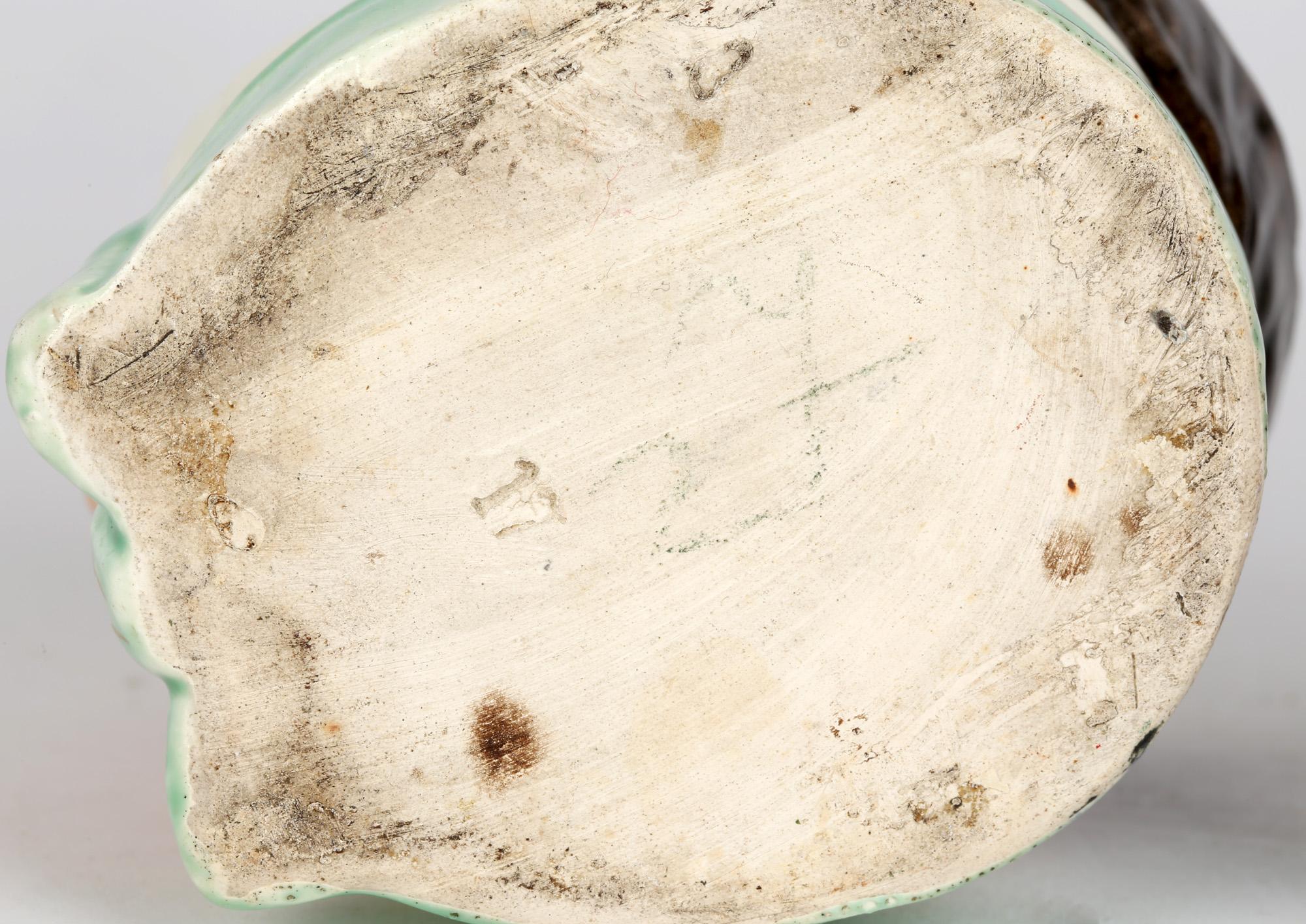 Kontinentales Tabakgefäß mit Deckel aus Majolika-Keramik, Kontinentale Neuheit im Angebot 4