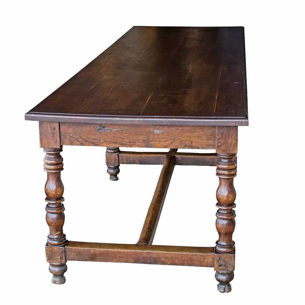 Continental Oak Refectory Table 2