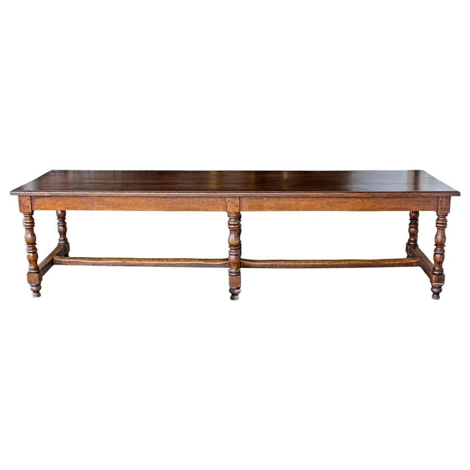 Continental Oak Refectory Table