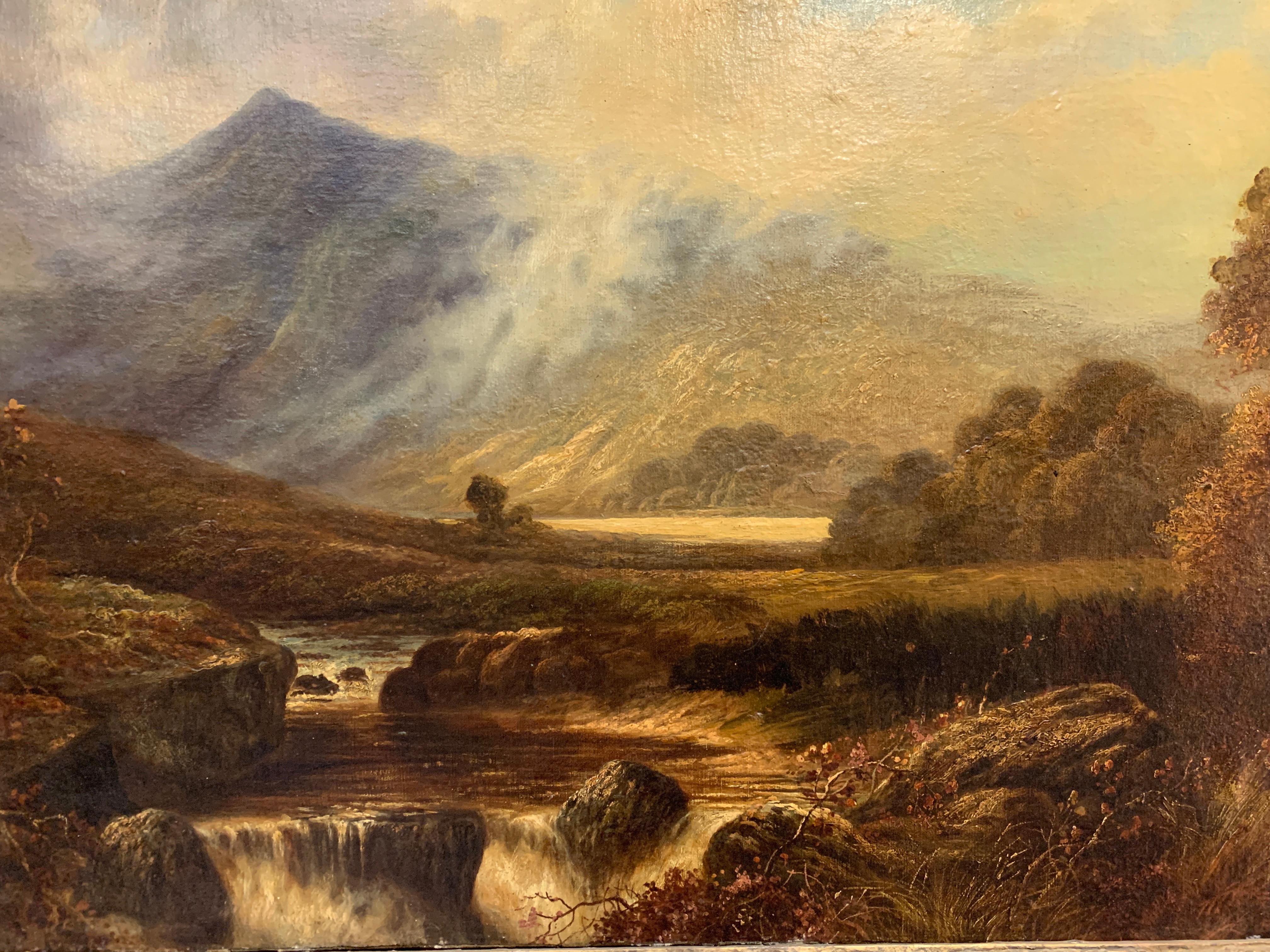 Öl auf Leinwand – Landschaft, Kreis von James Stark (1792–1859) im Zustand „Gut“ im Angebot in Los Angeles, CA