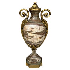 Continental Ormolu-Mounted Marble Urn