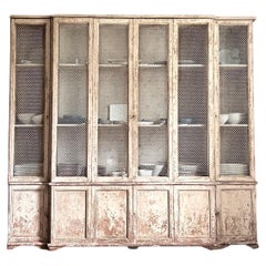 Continental Painted Breakfront Cupboard c. 1800