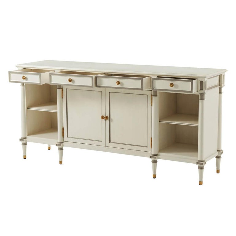 Continental Painted Buffet Sideboard In New Condition For Sale In Westwood, NJ