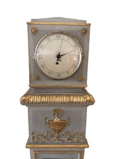 Continental Painted Neoclassical Style Regulator Clock
