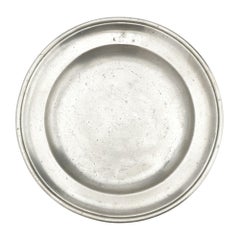 Continental pewter charger, 1750-1800