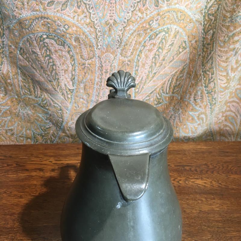 pewter pitcher antique