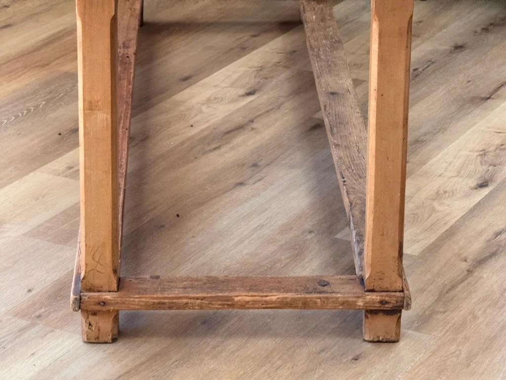 Continental Pine Farm Table, Late 19th Century For Sale 7