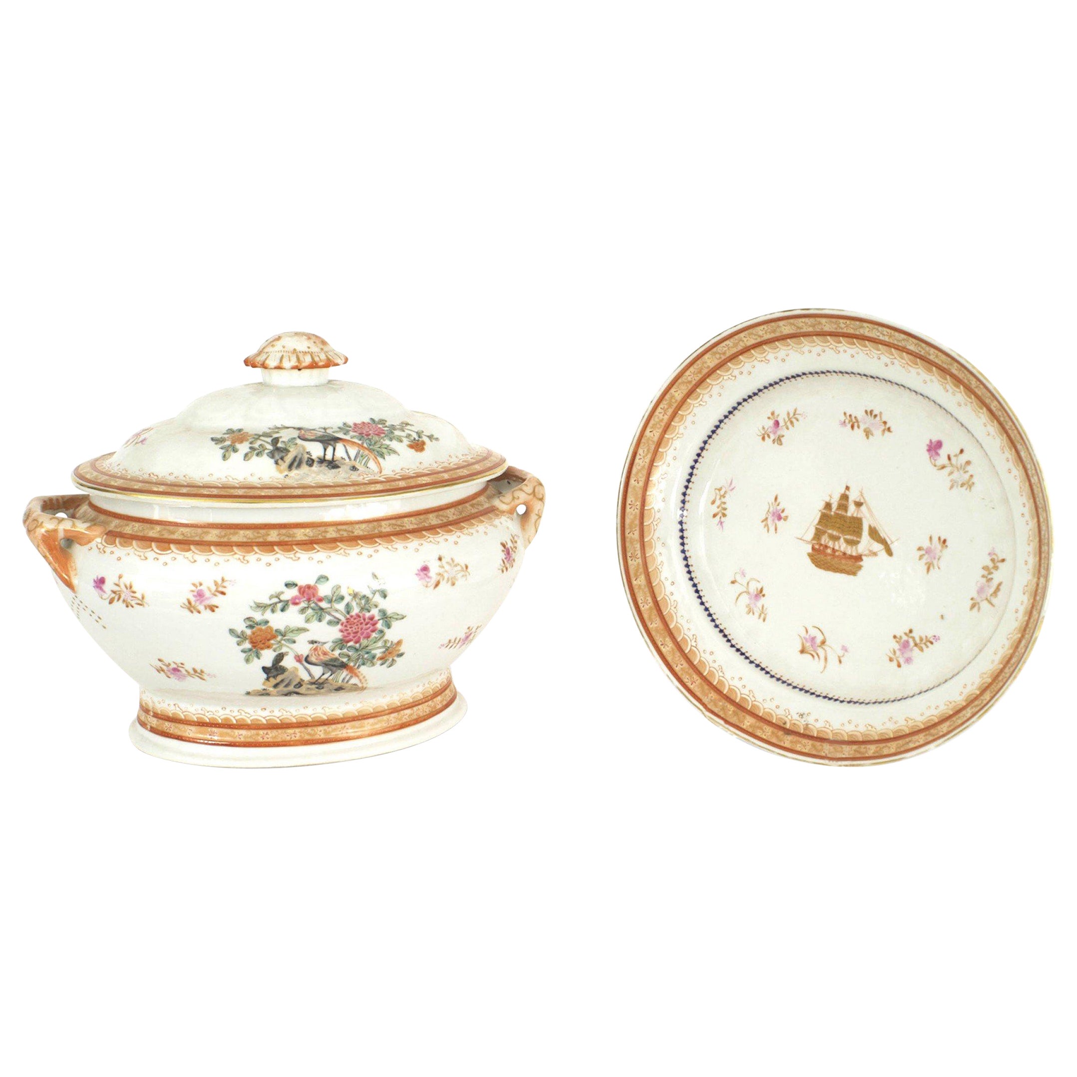 Continental Porcelain Soup Tureen