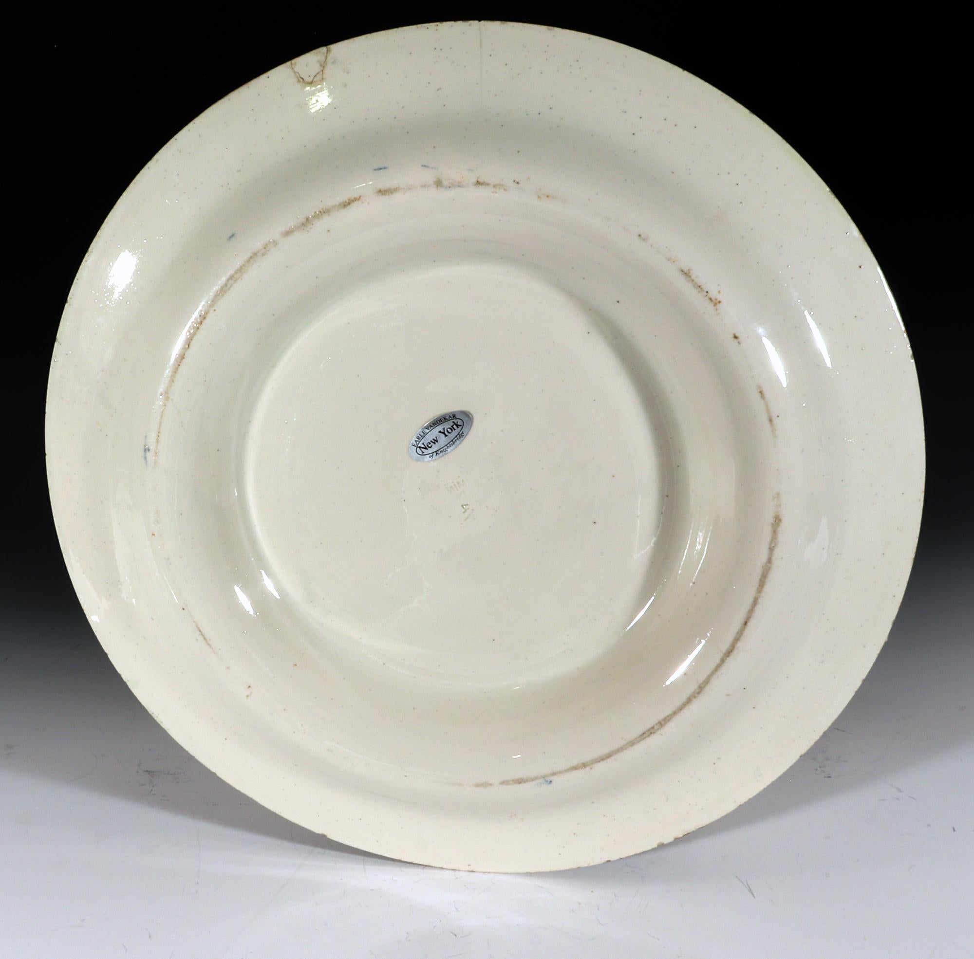 Grande soupière, couvercle et support en poterie continentale de style chinoiseries, manufacture Nimy en vente 6