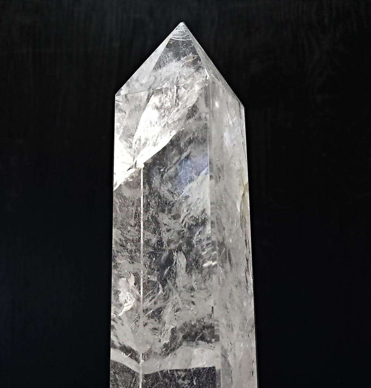 Continental Rock Crystal Obelisks, Pair For Sale 2