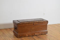 Continental Rustic Pinewood Coffer Trunk, Late 18th to Early 19th Century