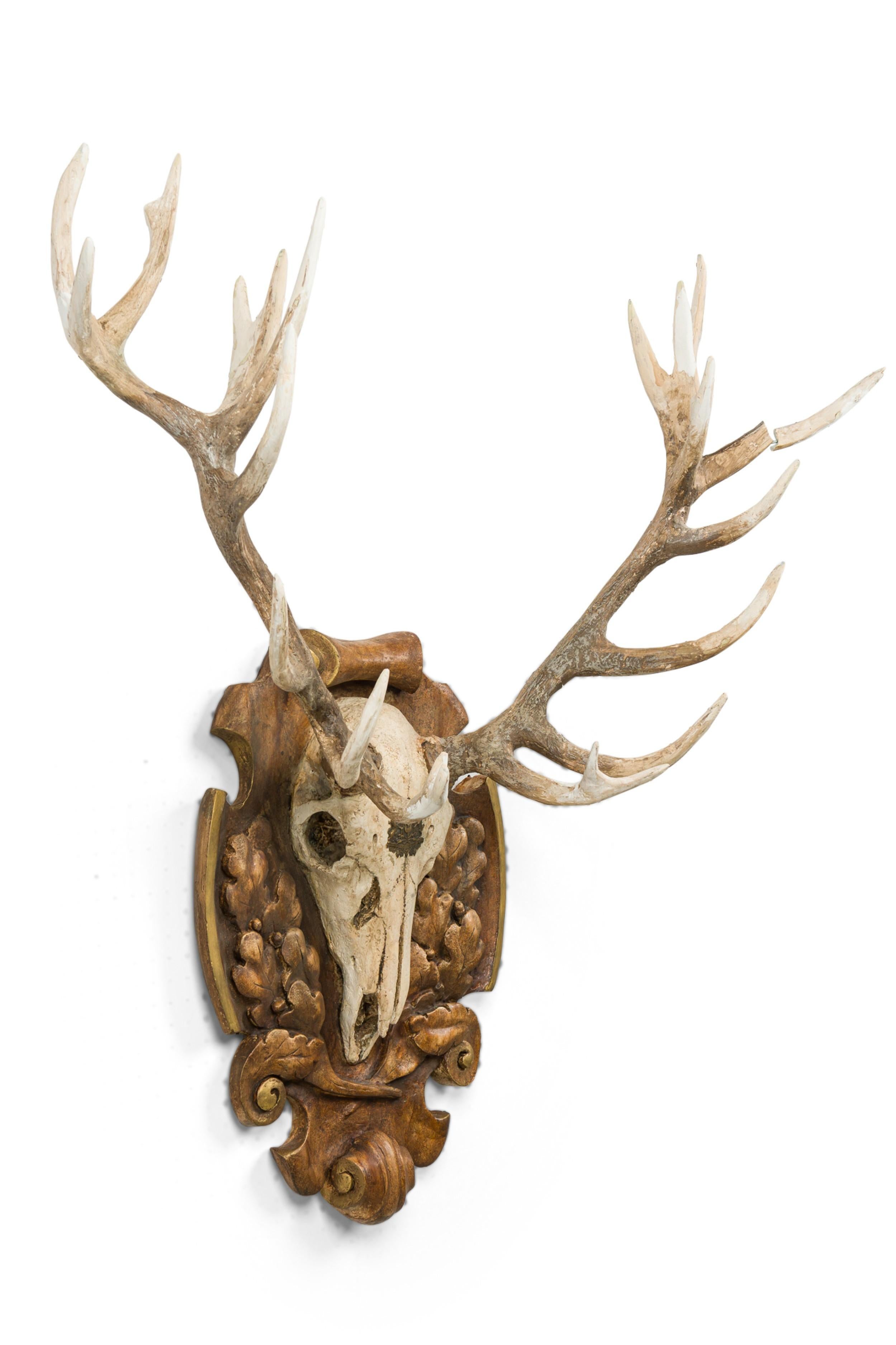 deer head wall mount plaque