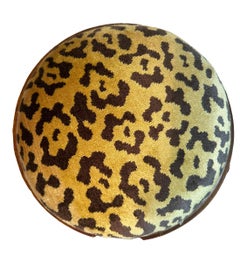 Continental Scalamandre Leopard Stool