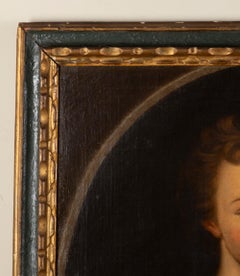 Continental School 18th Century French Oil on Canvas Portrait of a Lady