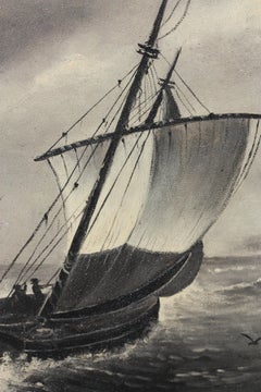 Continental School 19th-20th Century "Stormy Seas"