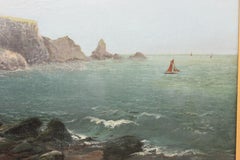 Continental School, Seascape, Oil on Canvas Gallery Label John Britnell