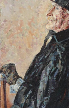 Continental School 20th Century "Gentleman with Cane"