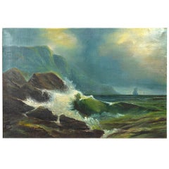 Continental School "Coastal Scene", 20th Century