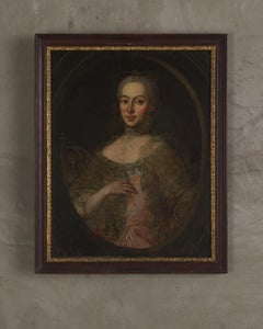 18th Century Oil Portrait of Maria Theresa, Continental School
