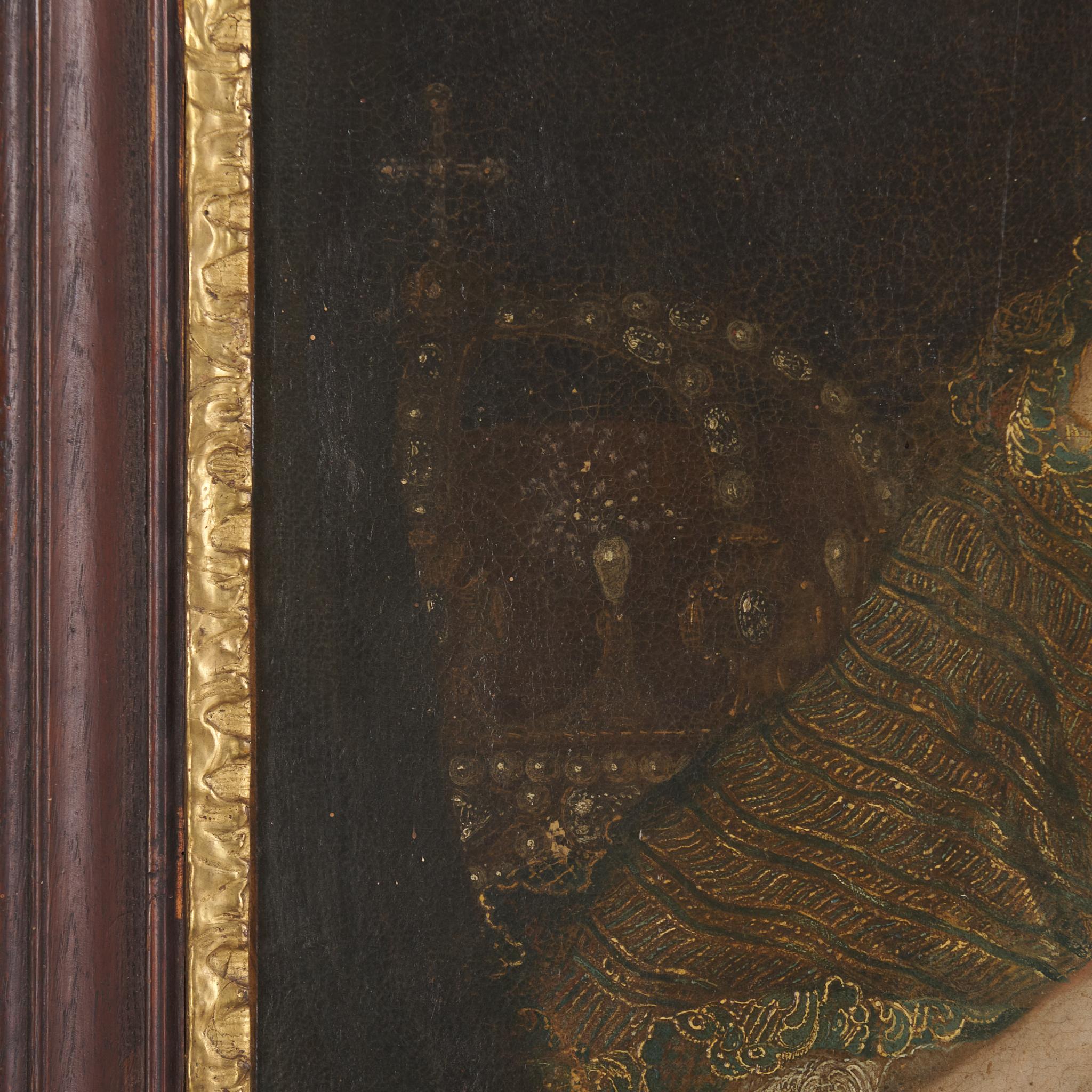 18th Century and Earlier Continental School Oil Portrait of Maria Theresa (1717-1780) For Sale
