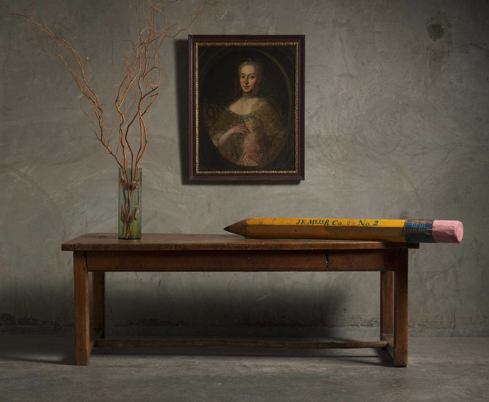 Continental School Oil Portrait of Maria Theresa (1717-1780) For Sale 1